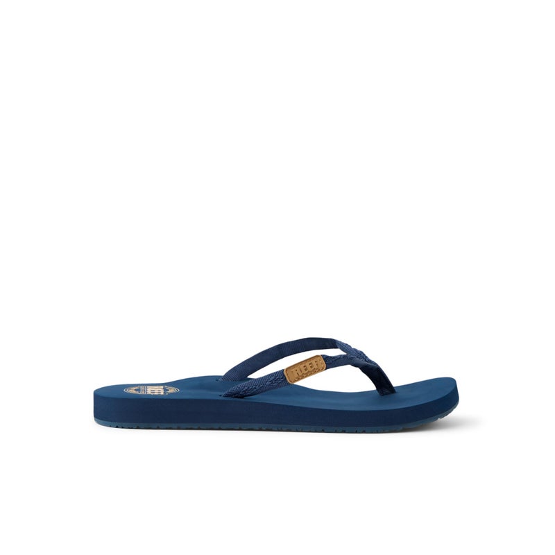 Reef Ginger Womens Beach Flip Flop, Soft Woven Strap Made From 100% Recycled PET, Navy, 9 - Image 4
